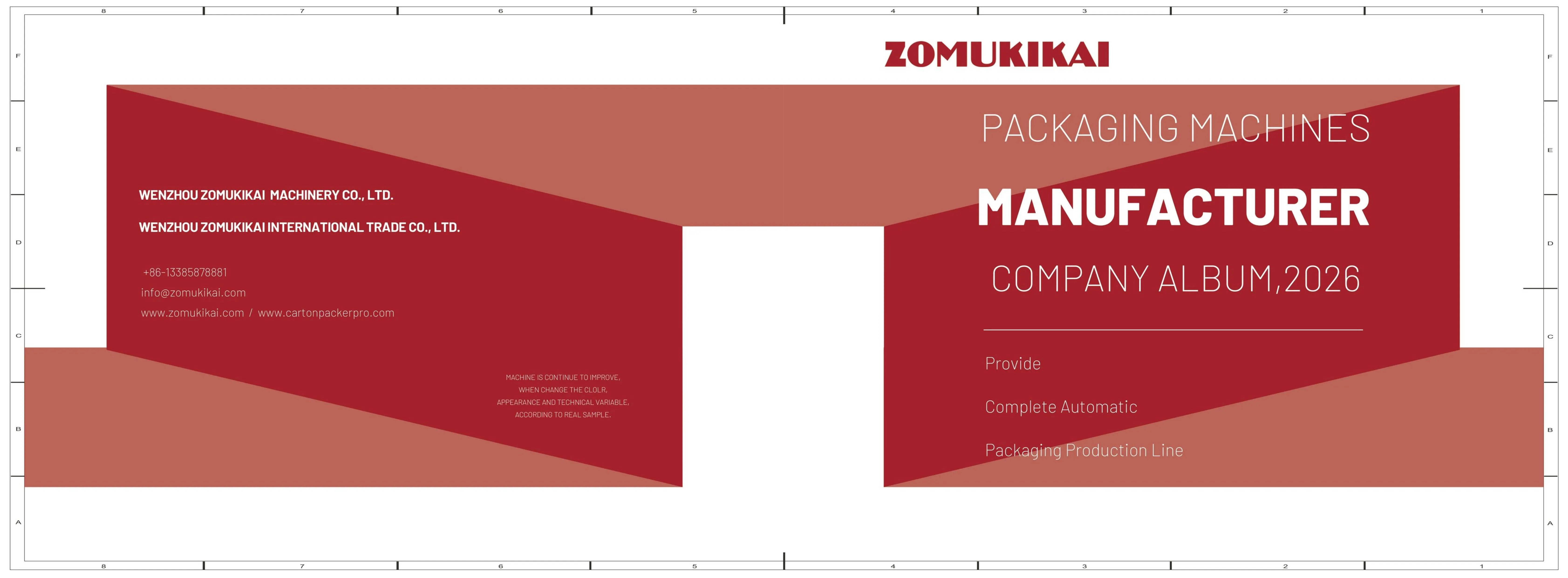 ZOMUKIKAI Carton Packaging Machines Brochure