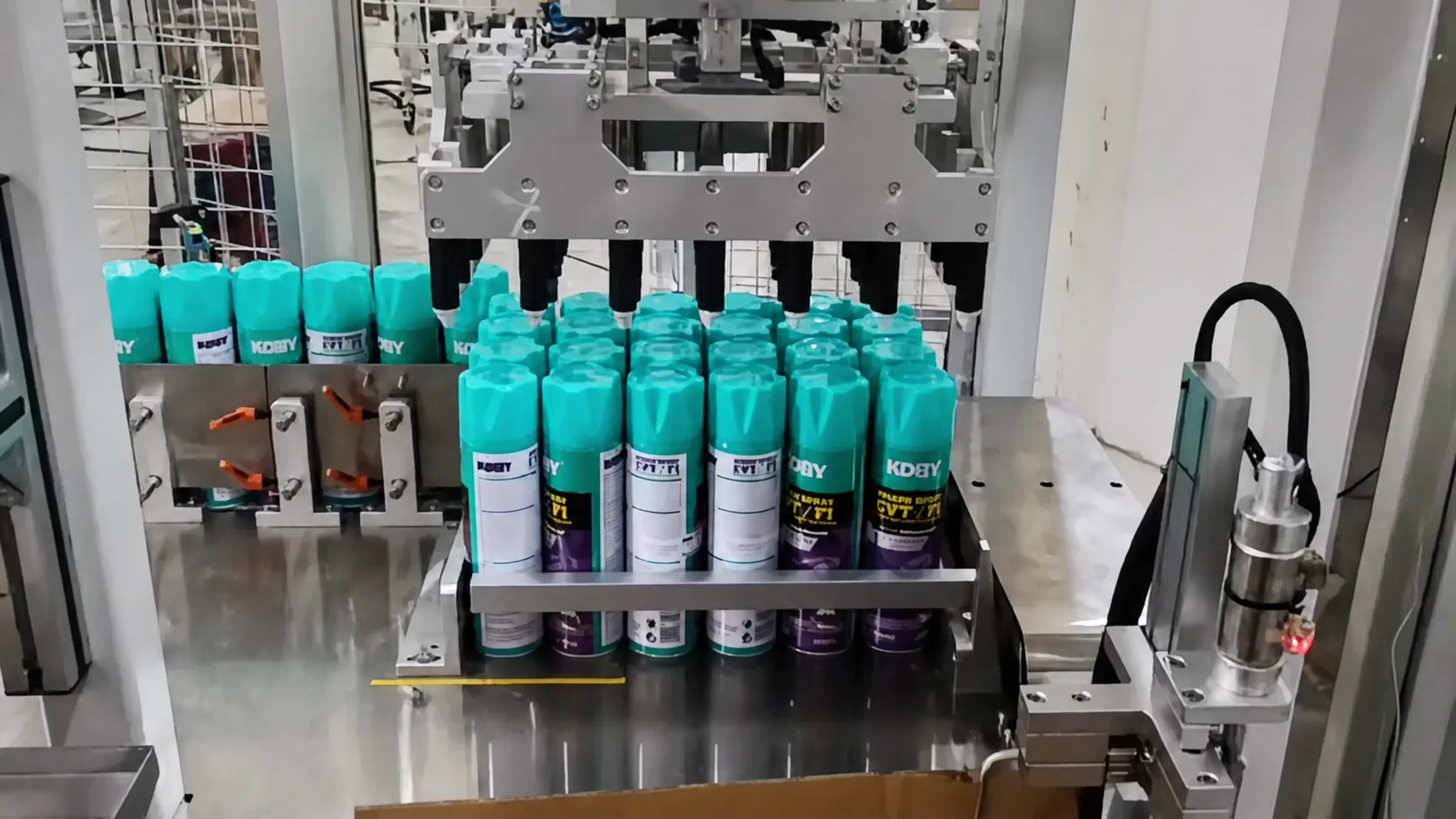 ZOMUKIKAI ZC-EP500 ATEX Explosion Proof Case Packing Machine for aerosol cans and hazardous environments